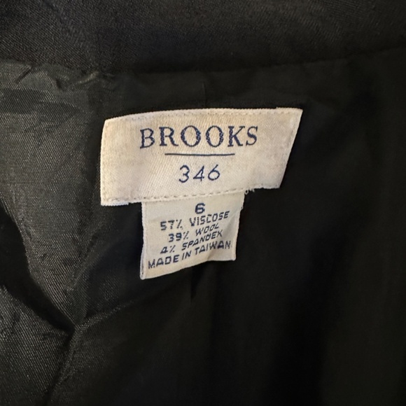 *BROOKS BROTHERS* Black 346 Blazer Suit Jacket Size 6 - Picture 6 of 7
